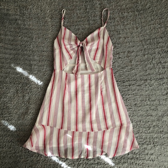 TOBI Americana Stripe Red Multi Dress (S) - Picture 5 of 8